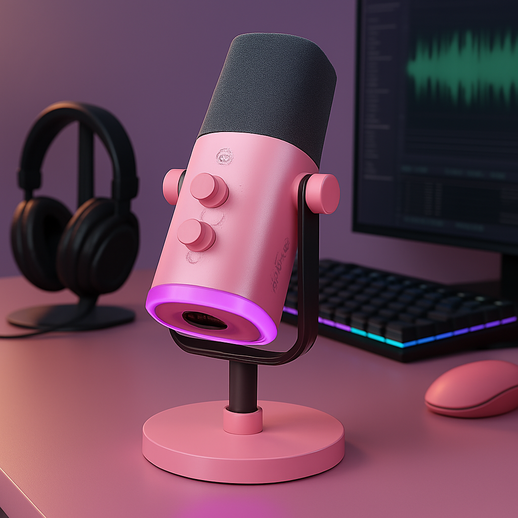 FIFINE AM8 USB/XLR Dynamic Microphone – Touch Mute, Headphone Jack & Gain Controls for PC, PS5, PS4, Mixer, Streaming & Gaming