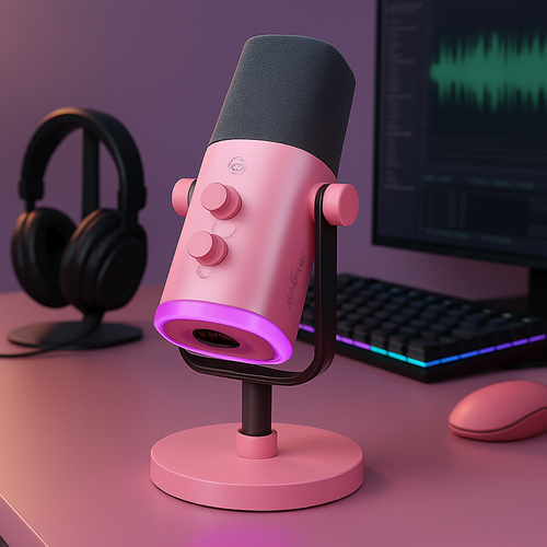 FIFINE AM8 USB/XLR Dynamic Microphone – Touch Mute, Headphone Jack & Gain Controls for PC, PS5, PS4, Mixer, Streaming & Gaming