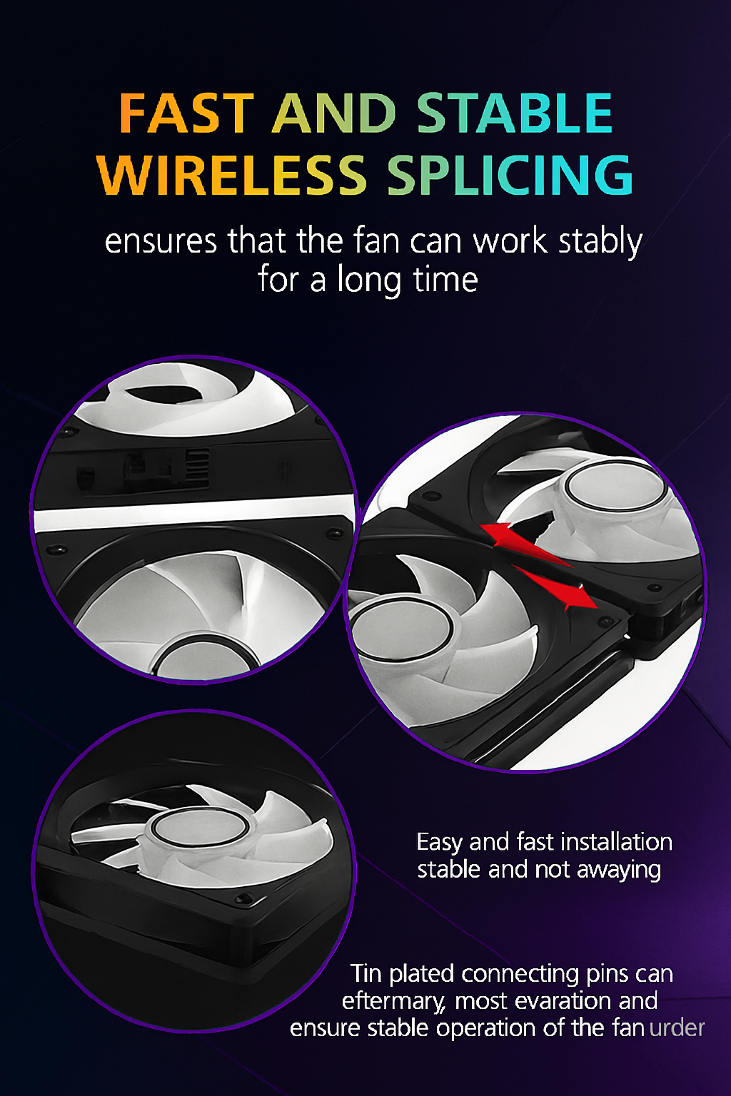JUMPEAK MX120 360mm Modular Wireless PC Case Cooling Fan with ARGB Infinite Mirror Effect – 120mm Water Cooler Fan