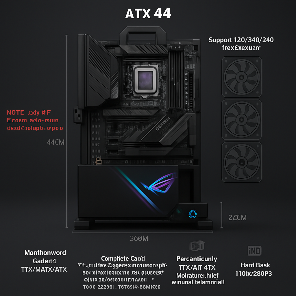 EATX Open Frame PC Case – Aluminum DIY Tower for ITX/MATX/ATX Builds | Modding-Friendly Gaming Case for Water Cooling