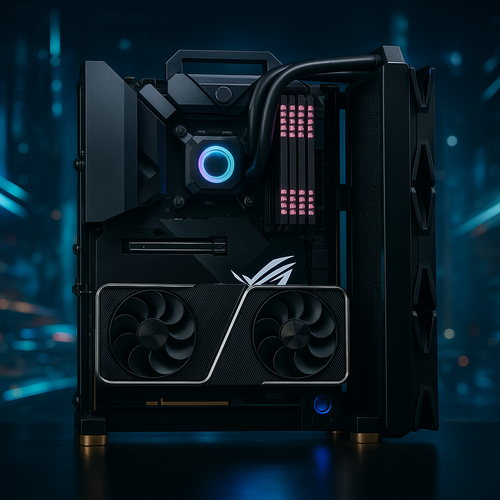 EATX Open Frame PC Case – Aluminum DIY Tower for ITX/MATX/ATX Builds | Modding-Friendly Gaming Case for Water Cooling
