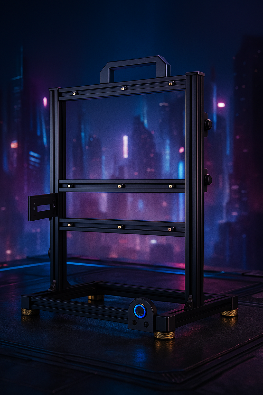 EATX Open Frame PC Case – Aluminum DIY Tower for ITX/MATX/ATX Builds | Modding-Friendly Gaming Case for Water Cooling
